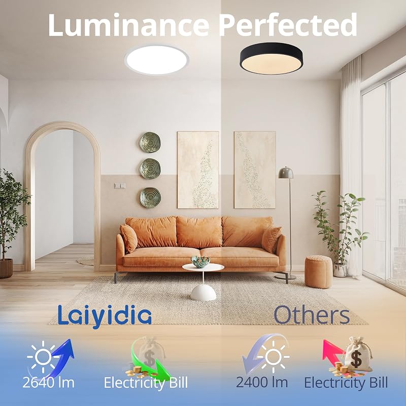 6 Lámparas LED empotradas 12" regulable 5CCT dormitorio