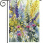 Bandera jardín doble cara 12x18" flores verano primavera