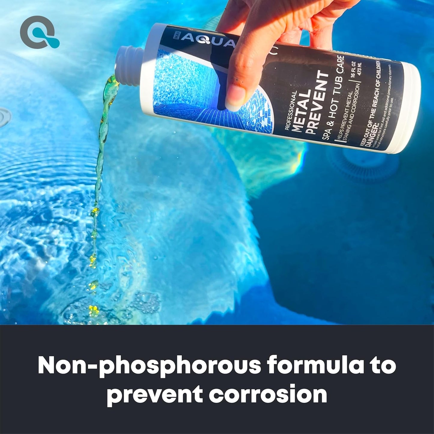 Control de metal para spa 16oz protege superficies hidromasaje