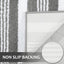 Alfombra baño 24x60pulg antiderrap microfibra suave lavable