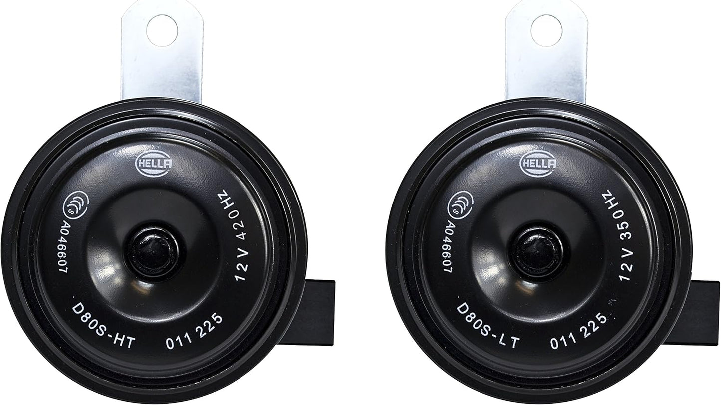 Bocinas disco negras BX 3" 12V