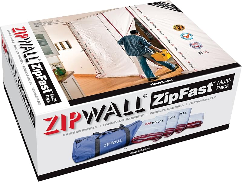 Paneles barrera reutilizables ZipFast pack múltiple