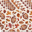 4 Manteles Otoño 12x18pulg Calabaza Hojas Arce Decoración Mesa