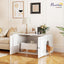 Caja arena gatos oculta puerta 31.5x21x20pulg blanco