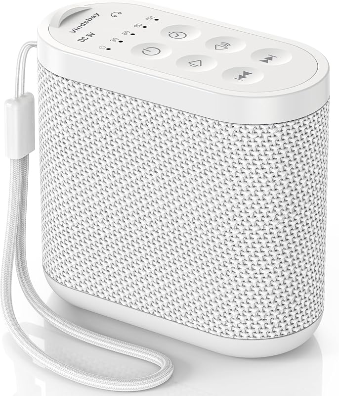 Máquina sonido portátil 21 sonidos batería recargable