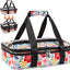 Bolsa aislada porta ollas doble cubierta para viaje y picnic
