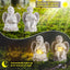 2 Pack Estatuas Ángel Jardín Decoración Externa