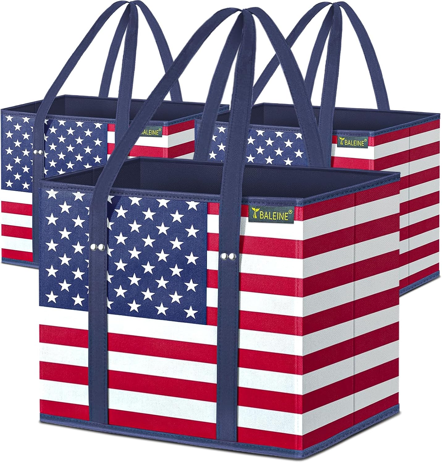 3 Pzas Bolsas Reutiliz. Comestibles Plegables Reforzadas