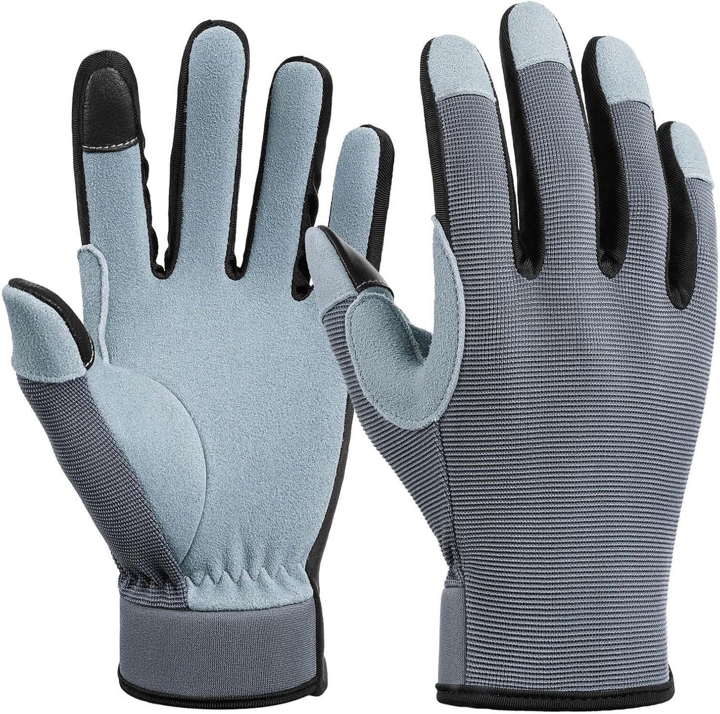 Guantes jardinería mujer pantalla táctil elástica transpirable