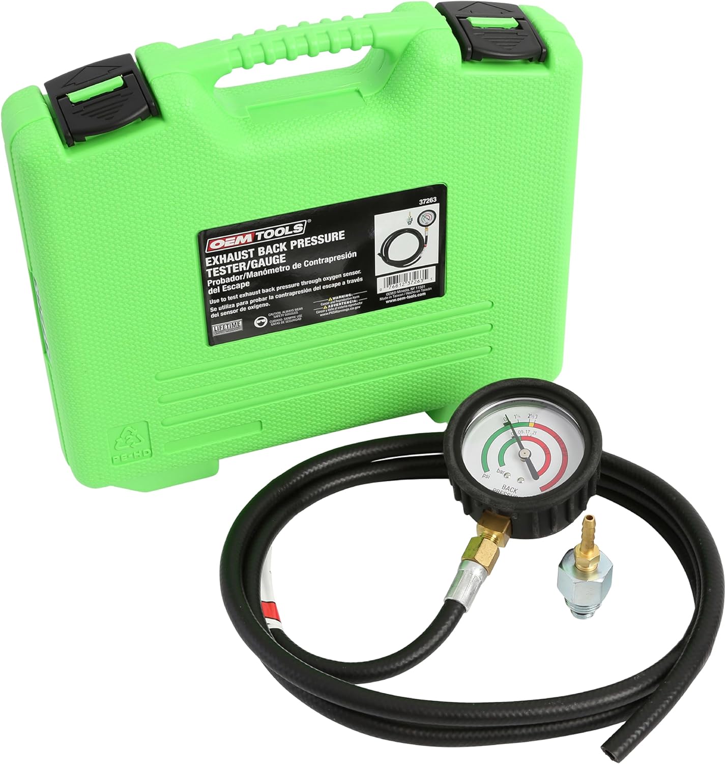 Kit probador presión escape adaptador sensor oxígeno psi/bar