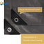 Lona impermeable 20x30ft color gris 12mil