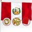 Bandera Perú 3x5ft doble cara nailon 210D bordado
