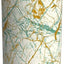 Paragüero abstracto verde y dorado 24"