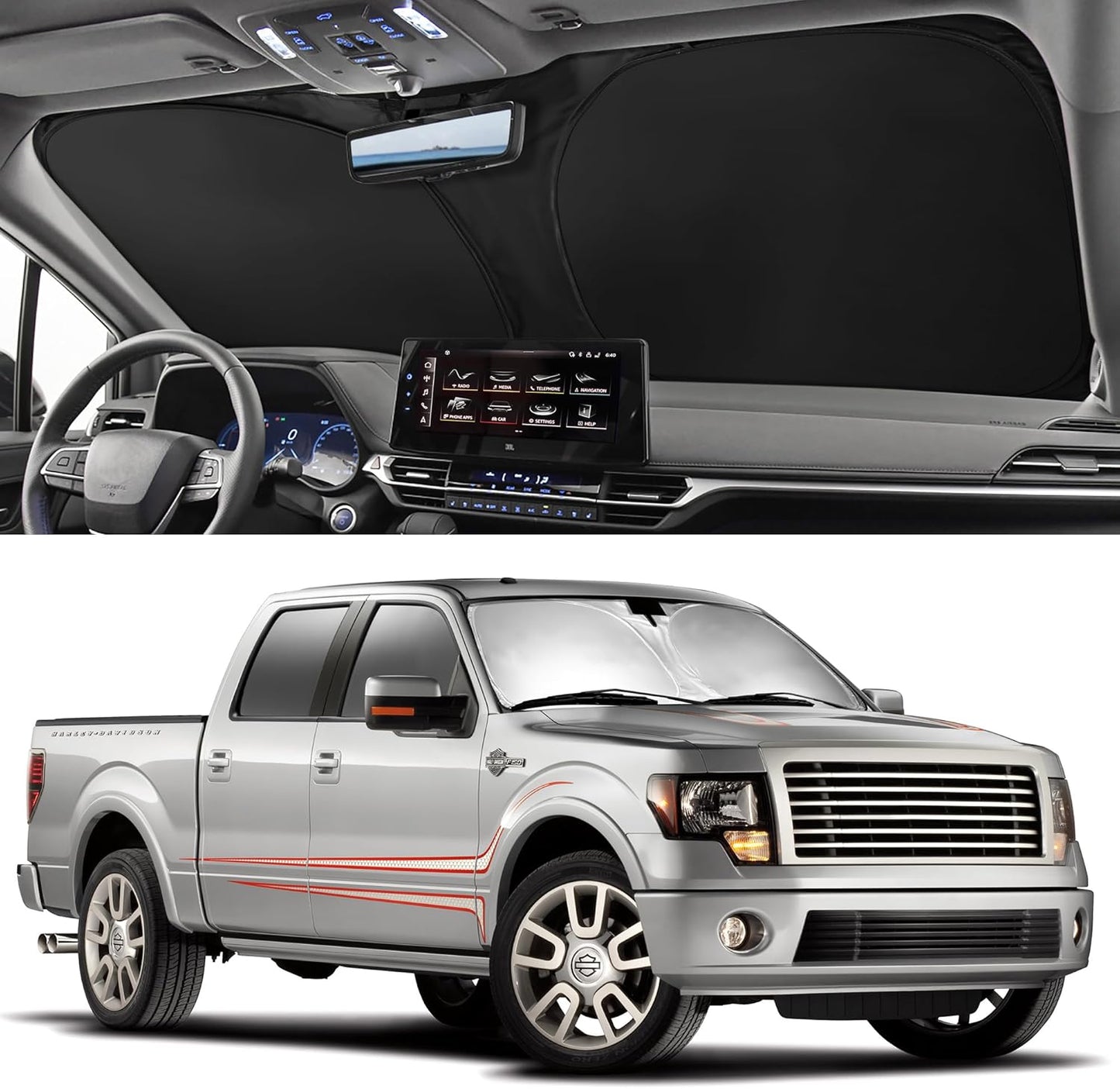 Parasol parabrisas Chevy Colorado 2015-2026 visera plegable