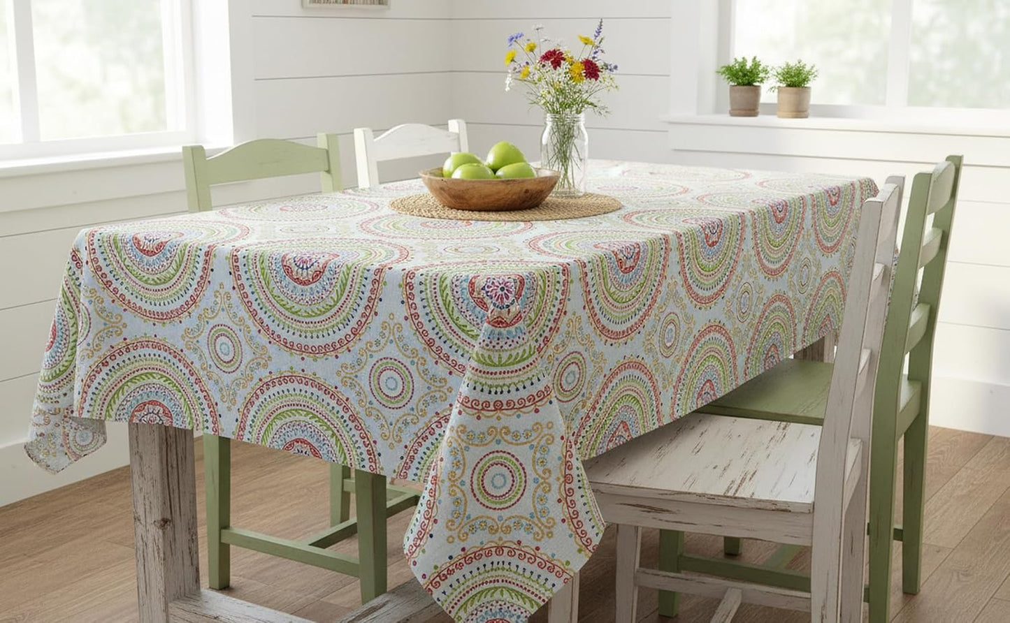 Manteles tela resistente suciedad estampado contemporáneo