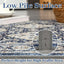 Alfombra lavable estilo bohemio 9x12ft antiderrap para sala