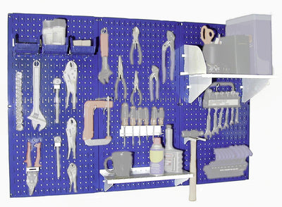 Organiz. herramientas pared panel perforado metal