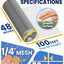 Paño hardware galvanizado 1/4" x 100 ft rollo valla jardín