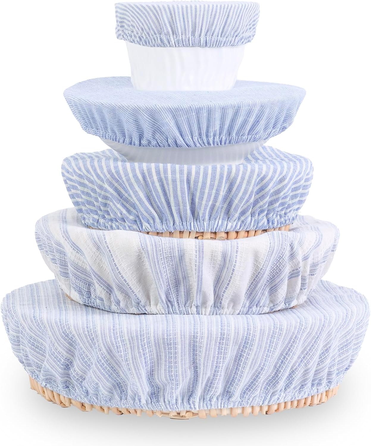 Cubiertas reutilizables para tazones de pan y alimentos