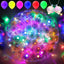 50 Pzas Luces LED Redondas Impermeables Parpadeantes para Fiesta