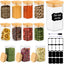 Pack 12 Tarros Vidrio 8oz con Tapas y Etiquetas