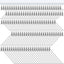 Set 60 ganchos acero inox 2-8pulg con tapas goma pared