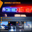 Barra luz LED intermitente 12" 48 LED 12V 24V para autos