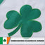 Bandera Irlandesa 3x5ft Bordada Trébol 210D con Ojales Latón
