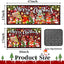 2 Alfombras cocina antiderrap diseño gnomo 17x47pulg