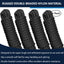 Líneas muelle doble trenza 3/8pulg x20ft pack 4 negra