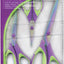 Set 3 tijeras revestimiento titanio color morado