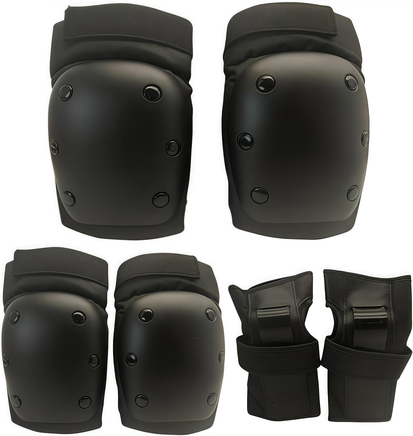 Set 6en1 rodilleras coderas muñequeras patineta
