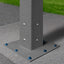 Placa base montaje superficie Granite 7156