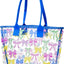 Bolsas viaje compras doble asa transparente divertido