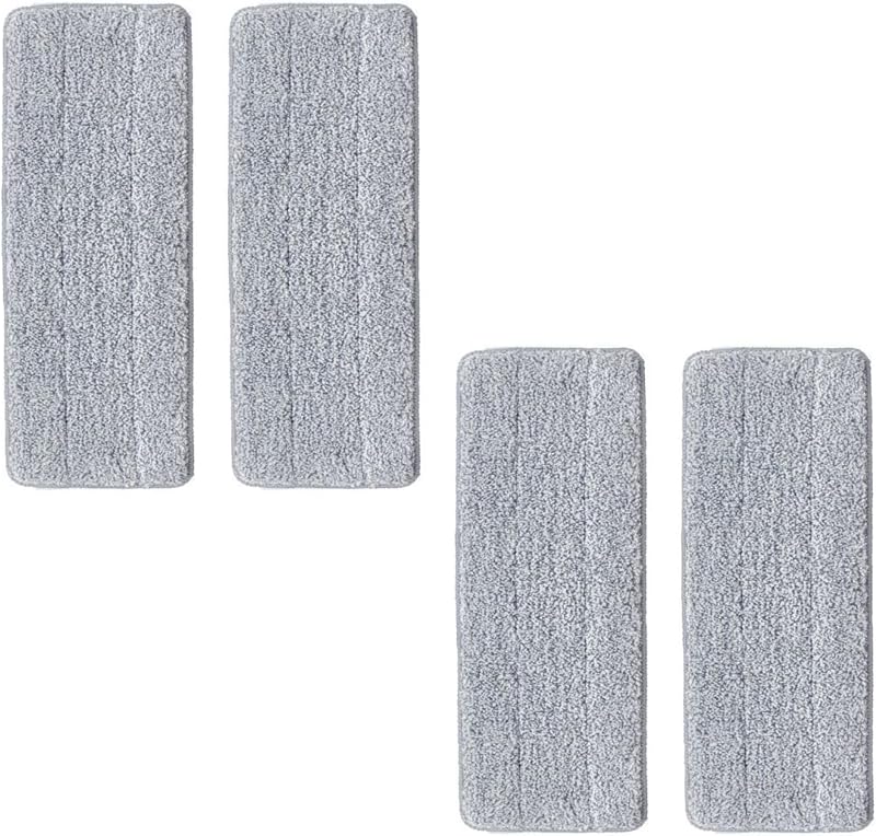 4 Pzas Almohadillas Microfibra para Trapeador TrueClean 100x13pulg