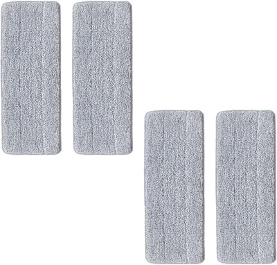 4 Pzas Almohadillas Microfibra para Trapeador TrueClean 100x13pulg