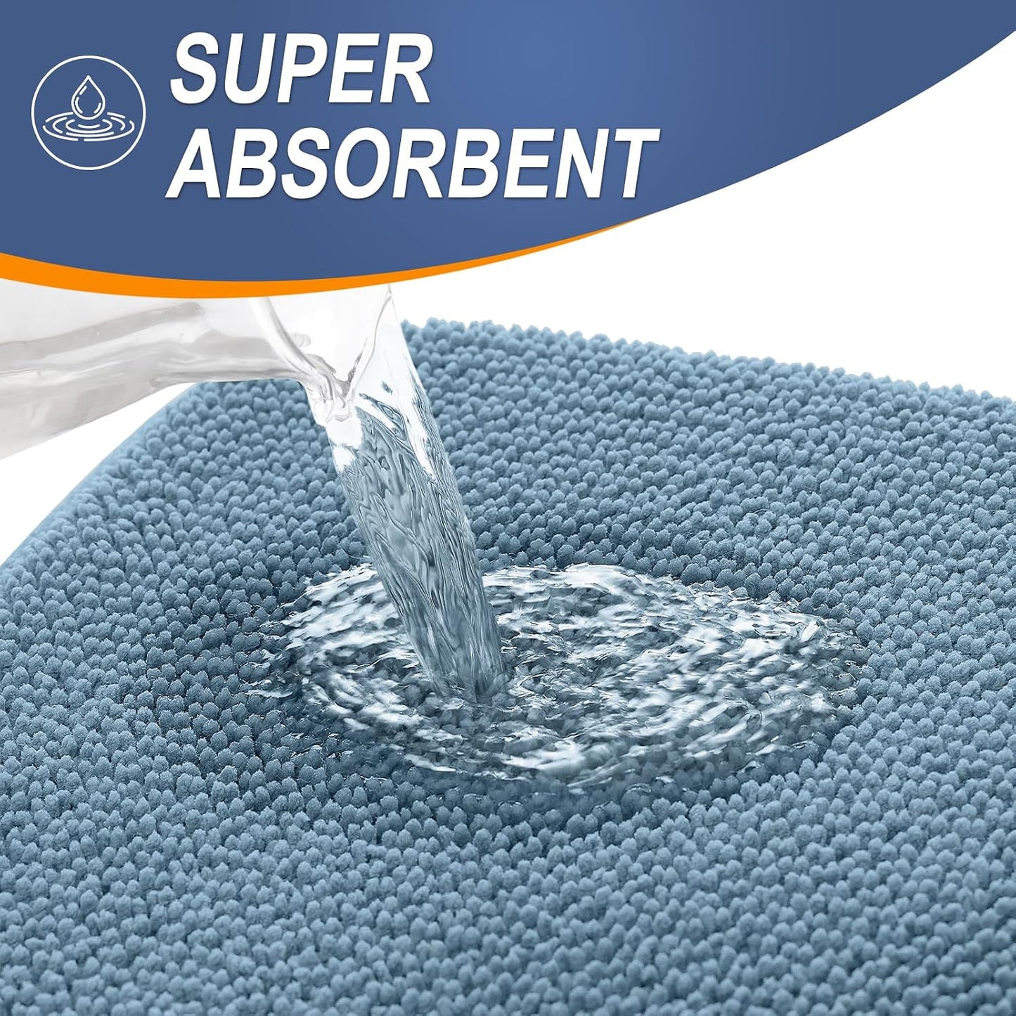 Tapete baño espuma viscoelástica 30x20pulg antiderrap