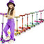 Monopatín niños 3 ruedas luces coloridas ajustable deck antiderrap