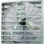 Ventilador pared aluminio plateado 36"