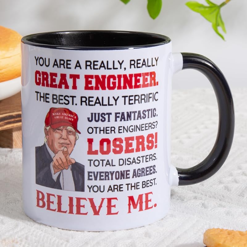Taza cerámica ingeniero 11oz regalo Navidad cumpleaños
