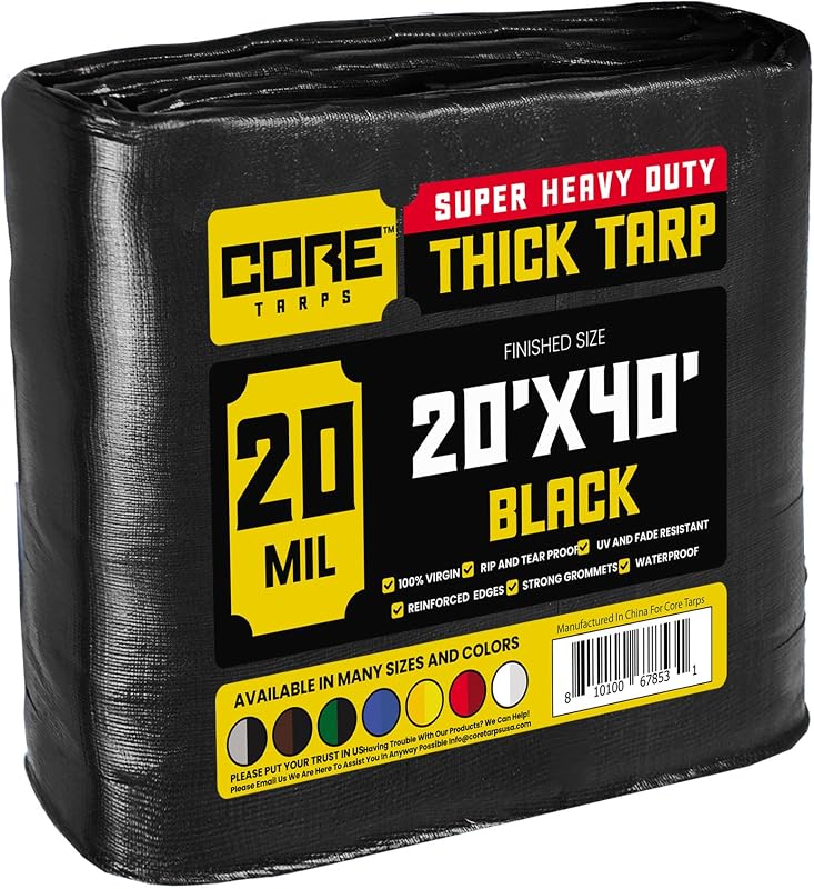 Lona polietileno 20mil impermeable UV resistente