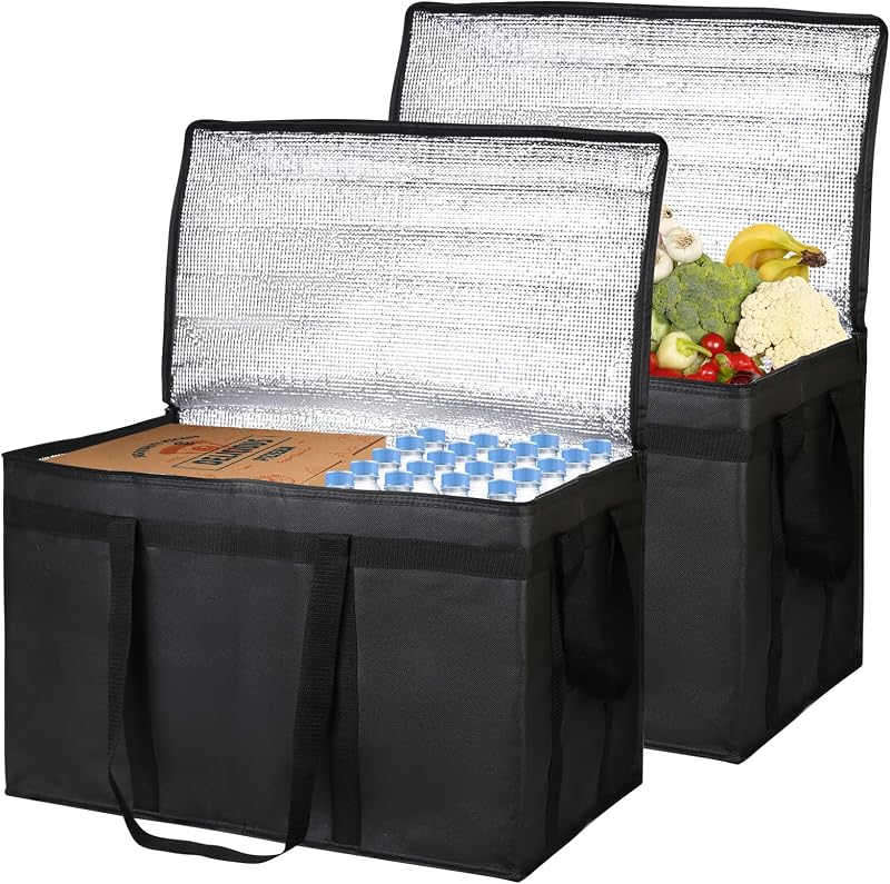 2 Pzas Bolsas Aisladas Espuma Poliestireno Caliente/Frío