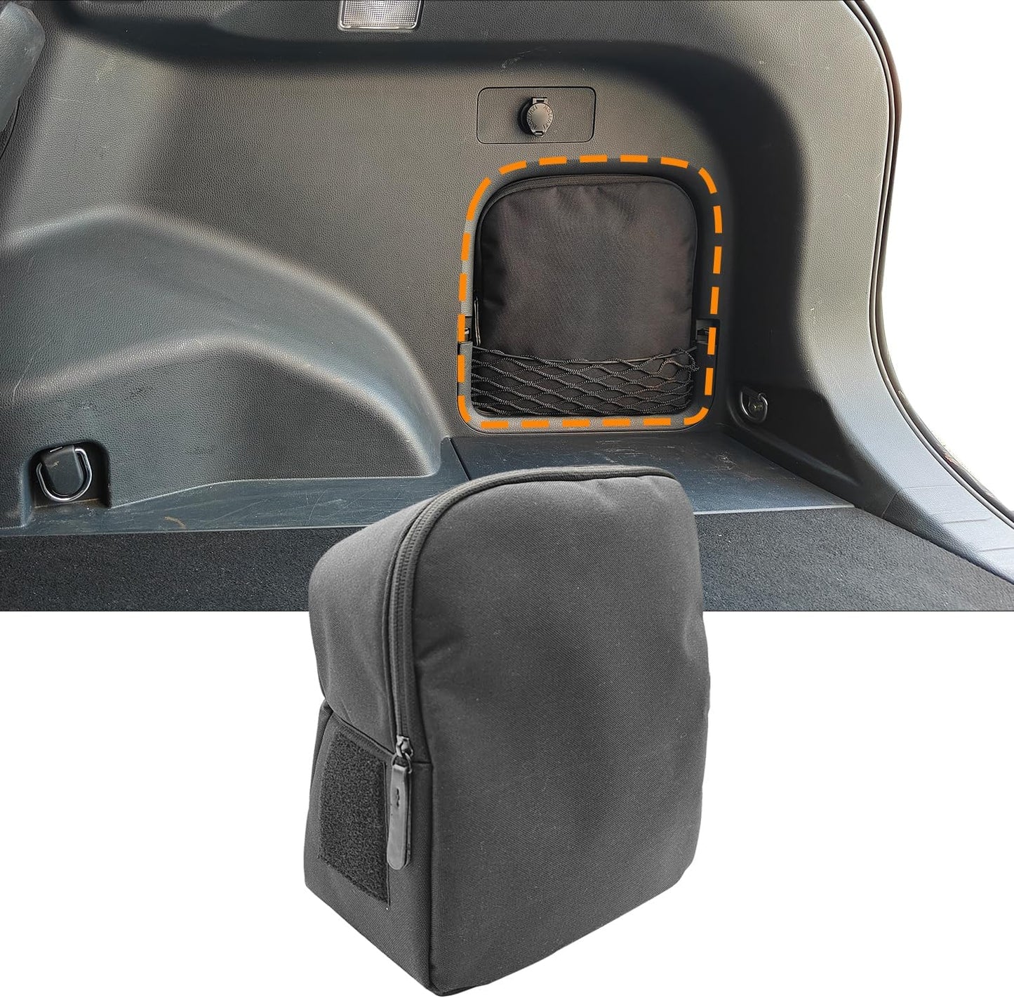 Bolsa organizadora maletero Toyota Rav lateral