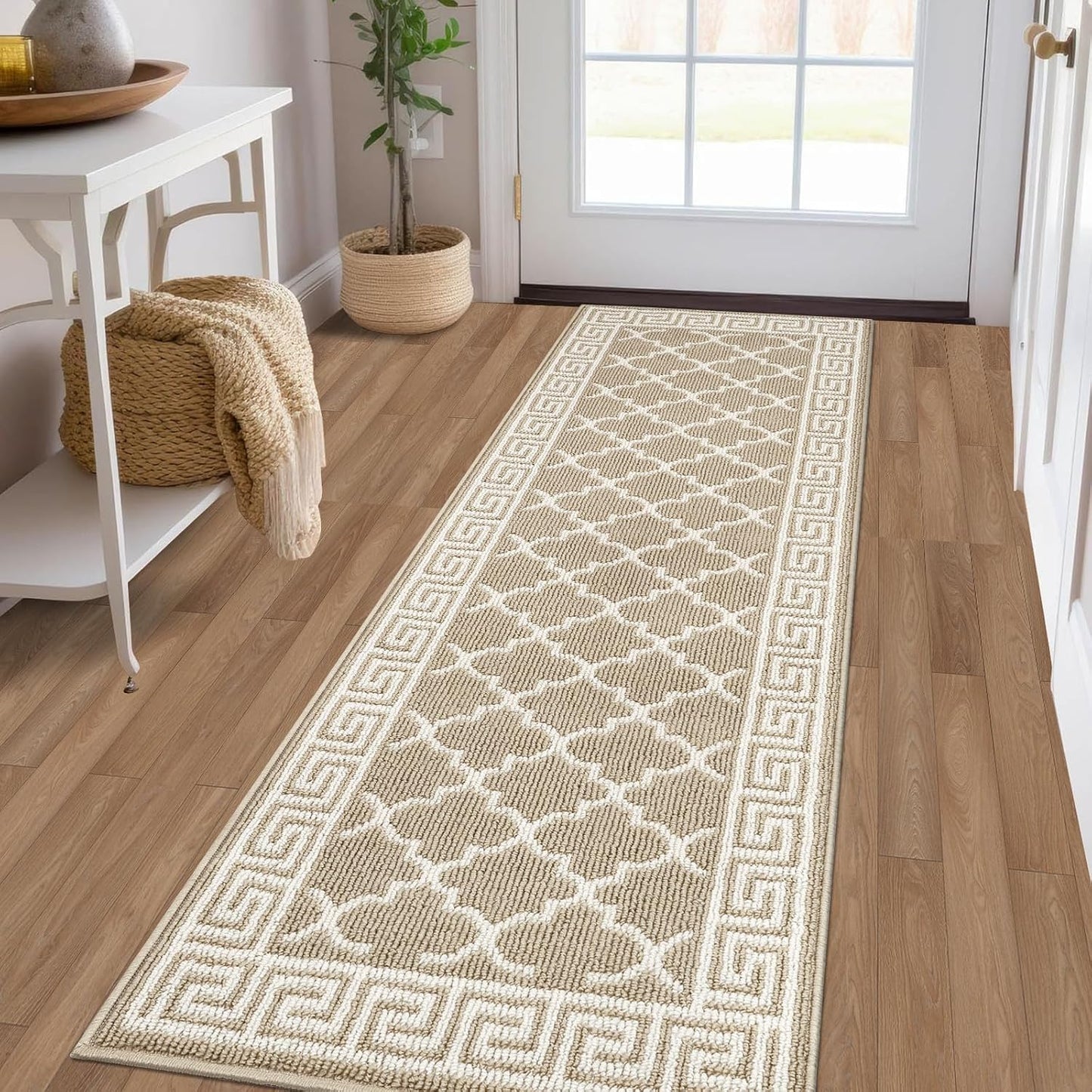 Alfombra pasillo 2x6ft antiderrap lavable atrapa suciedad