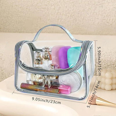 Bolsa maquillaje viaje 9x6pulg organizador impermeable