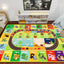 Alfombra ABC para niños sala set 59x39.4 pulg