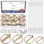 Set 50 pasadores linchamiento acero inox 304