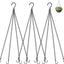 3 Cadenas 23pulg con ganchos para macetas colgantes
