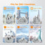 Kit adaptador viaje universal 6en1 con 3 USB y CA