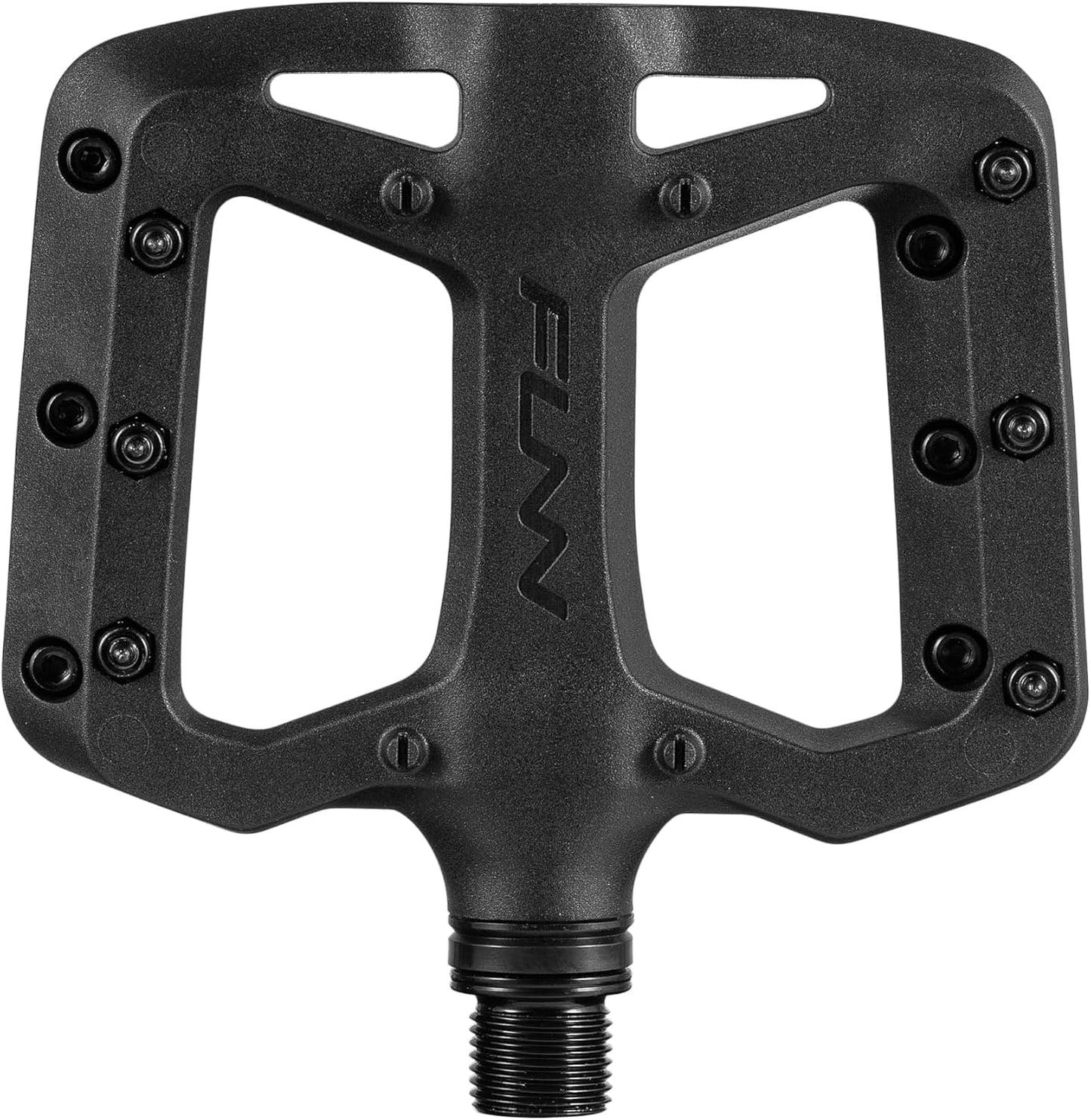 Pedales bicicleta fibra vidrio ejes CrMo 9/16pulg MTB